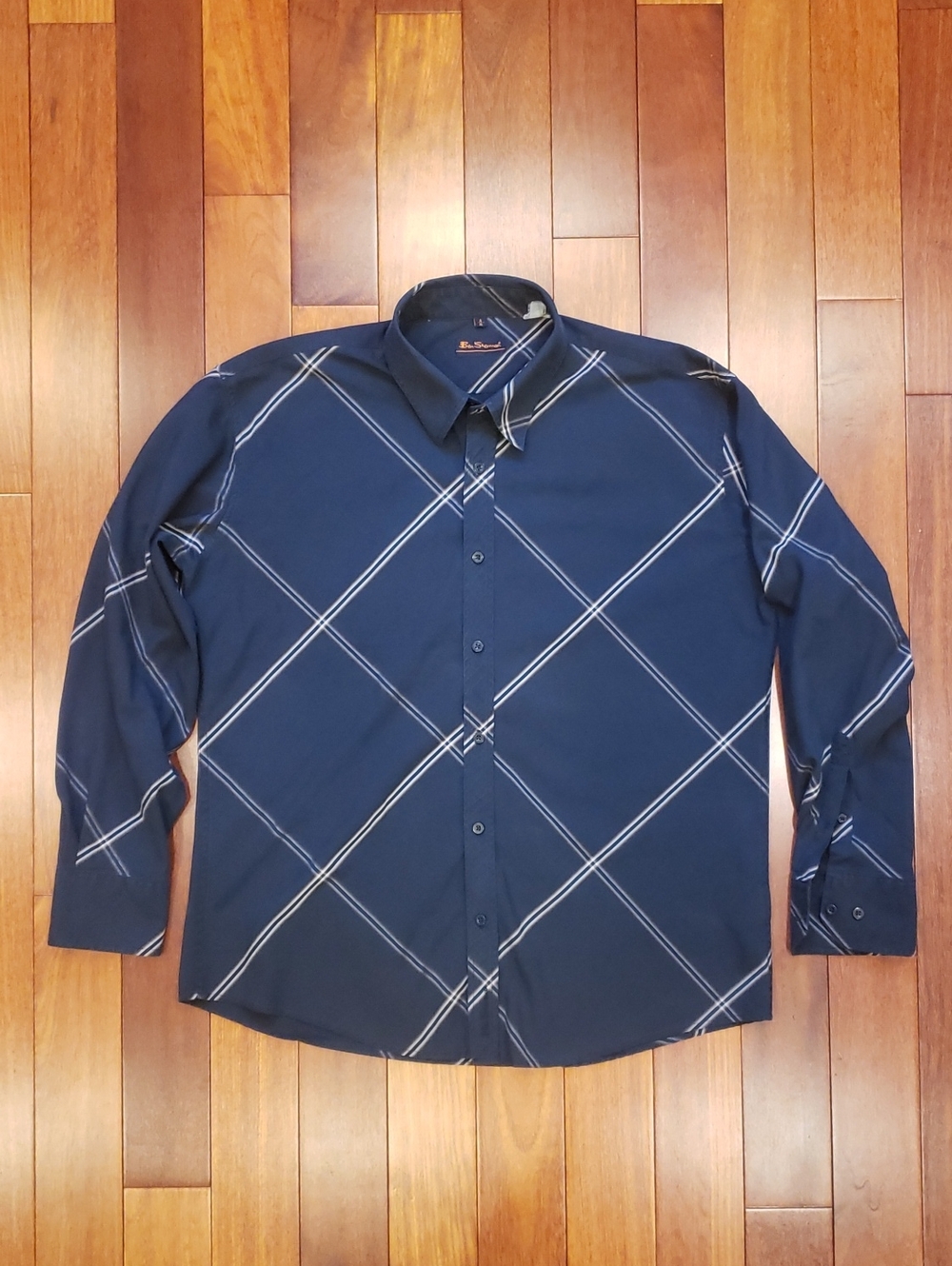 Ben Sherman Men's XL Plaid Button Down Shirt